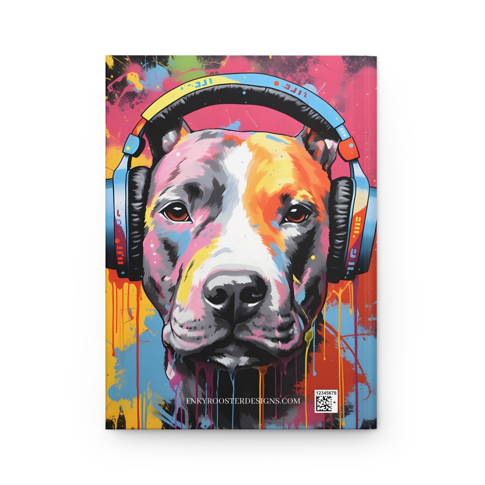 PitBull Hardcover Journal (Back to School / Gratitude / Manifesting Journal) - FNKY ROOSTER DESIGNS