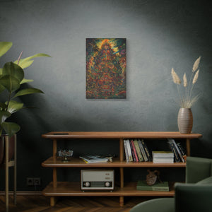 Premium Ayahuasca Plant Medicine Peruvian Art Inspired Sacred Vision Canvas Print - Spiritual Wall Art Canvas Stretched, 1.25'' - FNKY ROOSTER DESIGNS