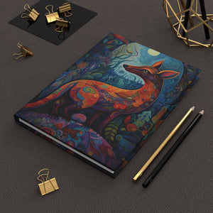 Psychedelic Fox Hardcover Journal - FNKY ROOSTER DESIGNS