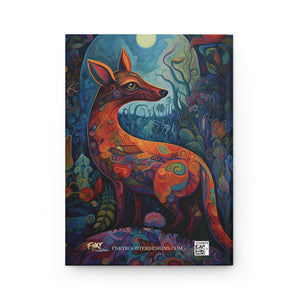Psychedelic Fox Hardcover Journal - FNKY ROOSTER DESIGNS