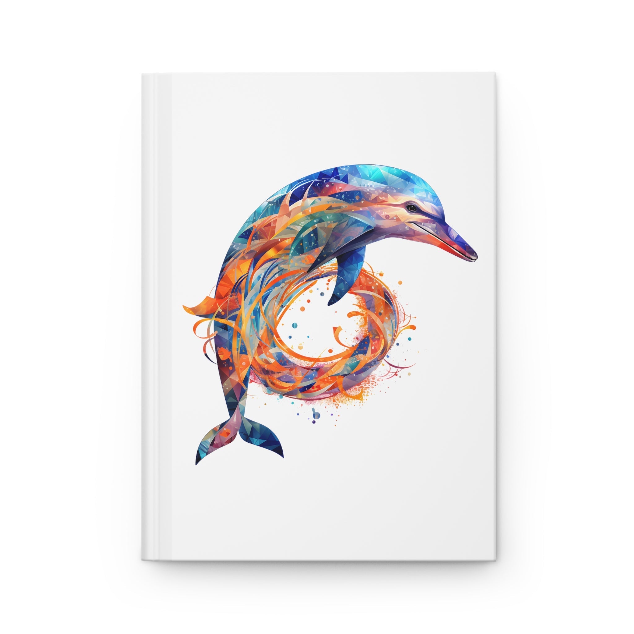 Sacred Dolphin Hardcover Journal (Back to School / Gratitude / Manifesting Journal) - FNKY ROOSTER DESIGNS