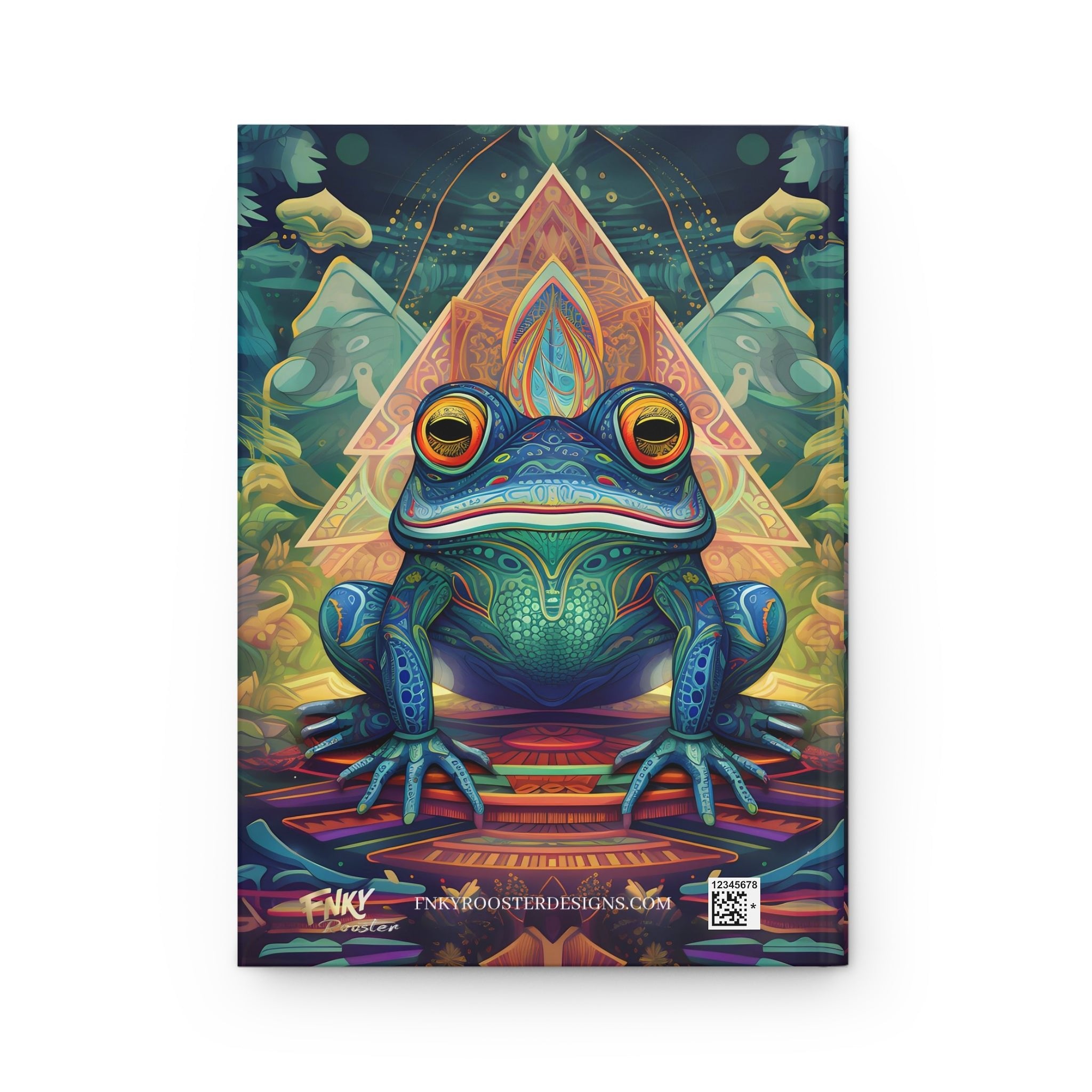 Sacred Frog Hardcover Matte Journal - FNKY ROOSTER DESIGNS