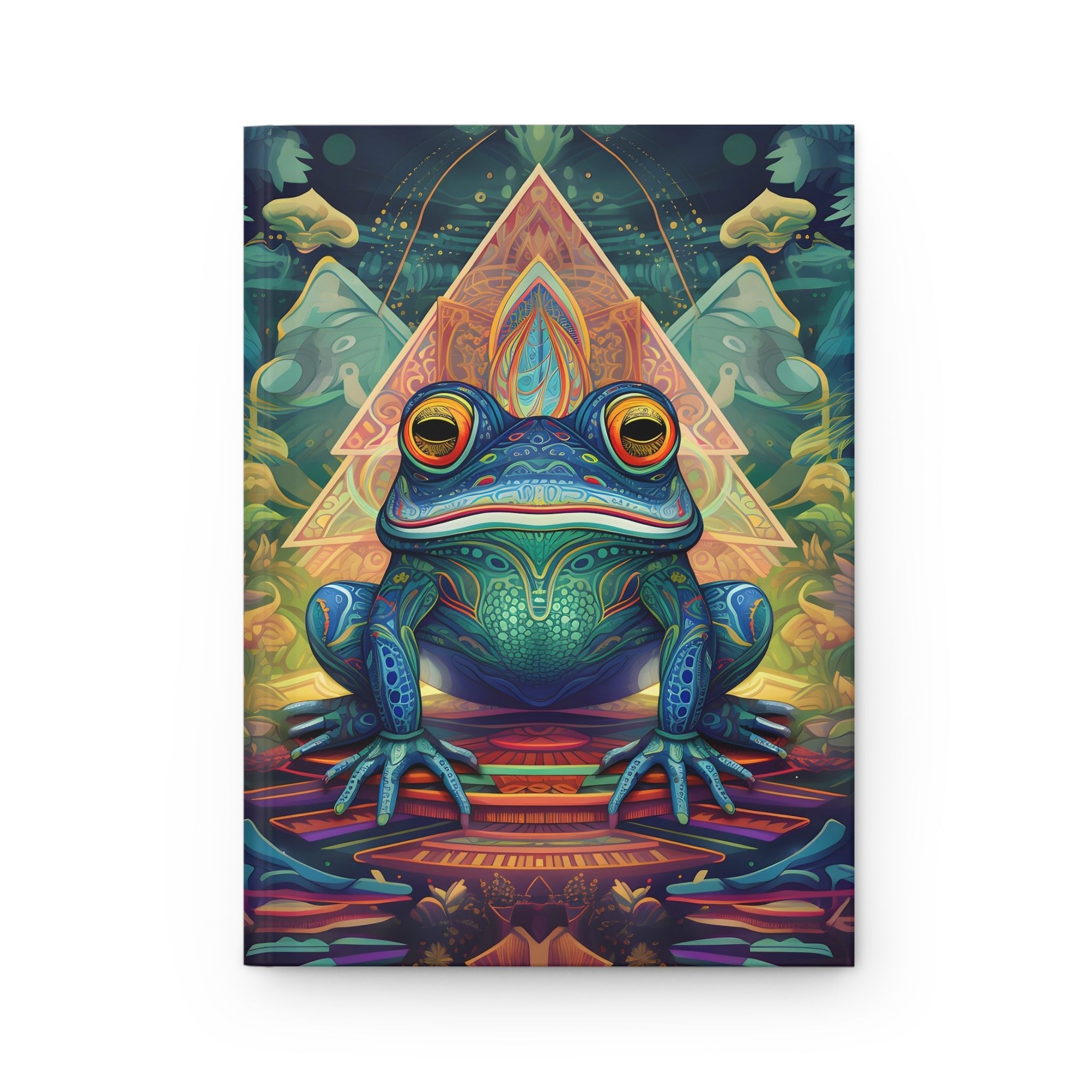Sacred Frog Hardcover Matte Journal - FNKY ROOSTER DESIGNS