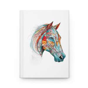 Sacred Geometric Horse Hardcover Journal (Back to School / Gratitude / Manifesting Journal) - FNKY ROOSTER DESIGNS