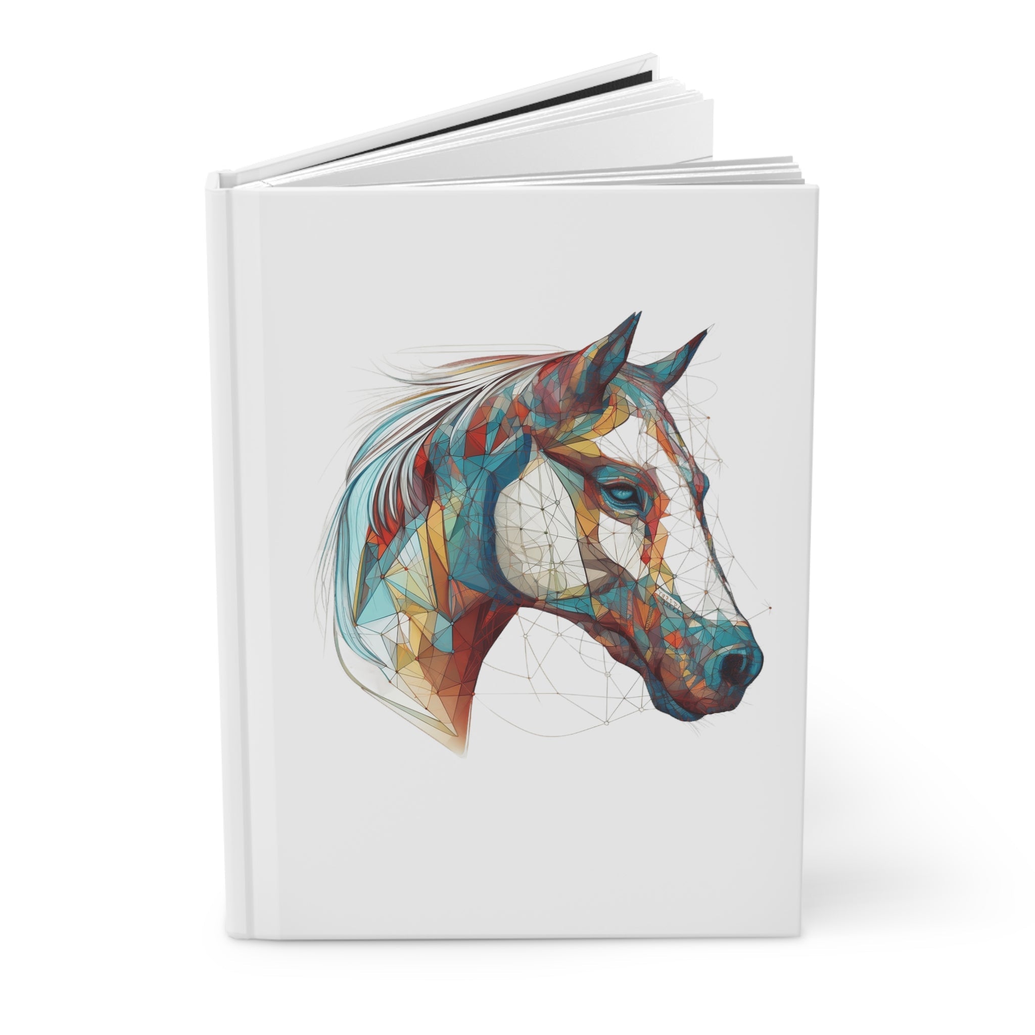 Sacred Geometric Horse Hardcover Journal (Back to School / Gratitude / Manifesting Journal) - FNKY ROOSTER DESIGNS