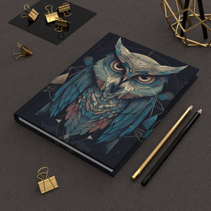 Sacred Geometric OWL Hardcover Journal (Back to School / Gratitude / Manifesting Journal) - FNKY ROOSTER DESIGNS