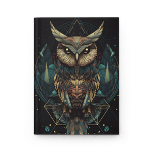 Sacred Geometric OWL Hardcover Journal (Back to School / Gratitude / Manifesting Journal) - FNKY ROOSTER DESIGNS
