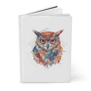 Sacred Geometric OWL Hardcover Journal (Back to School / Gratitude / Manifesting Journal) - FNKY ROOSTER DESIGNS