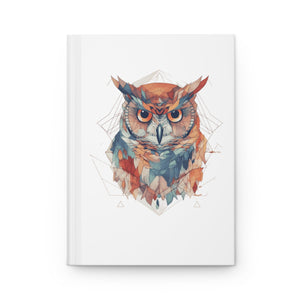 Sacred Geometric OWL Hardcover Journal (Back to School / Gratitude / Manifesting Journal) - FNKY ROOSTER DESIGNS