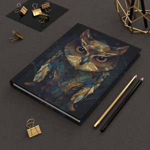 Sacred Geometric OWL Hardcover Journal (Back to School / Gratitude / Manifesting Journal) - FNKY ROOSTER DESIGNS