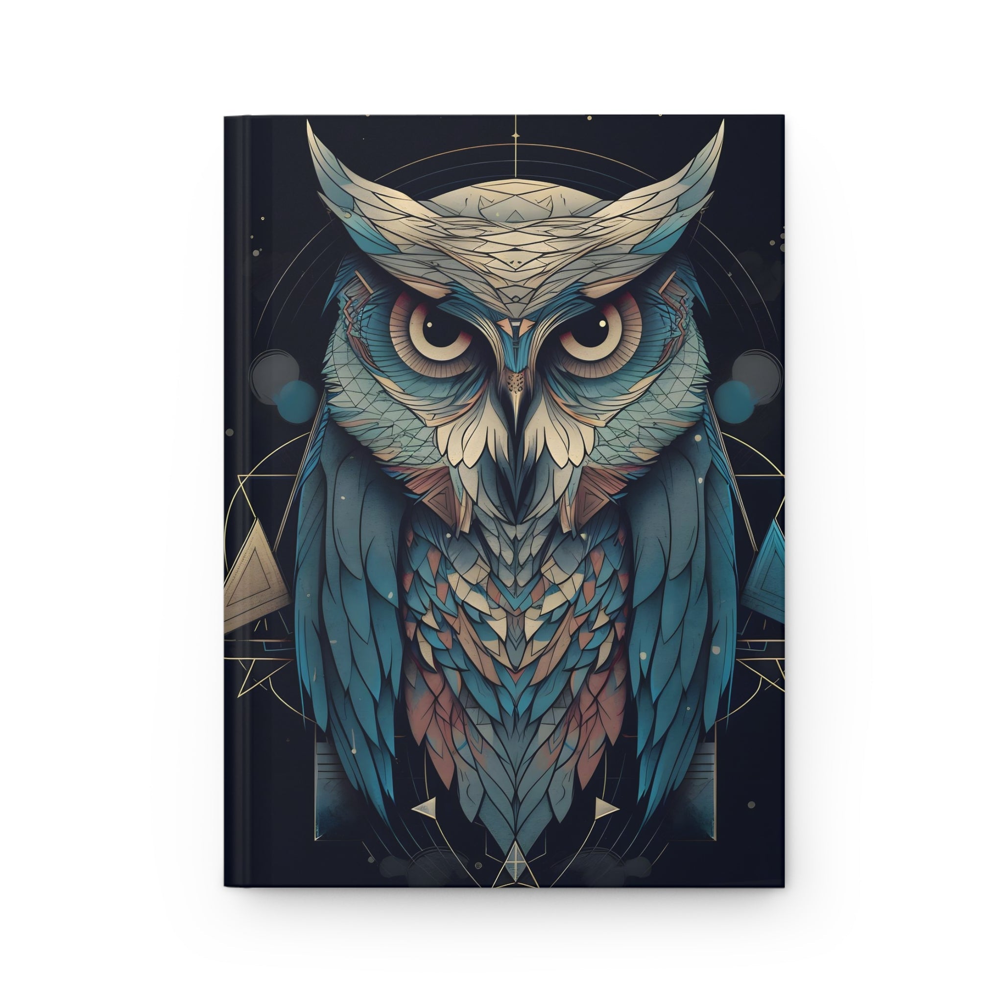 Sacred Geometric OWL Hardcover Journal (Back to School / Gratitude / Manifesting Journal) - FNKY ROOSTER DESIGNS