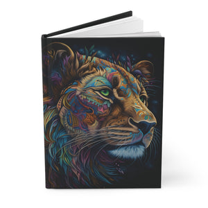 Sacred Lion Hardcover Journal (Back to School / Gratitude / Manifesting Journal) - FNKY ROOSTER DESIGNS