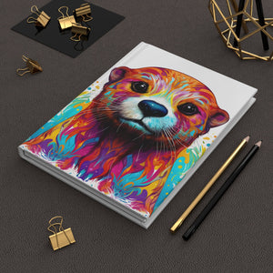 Sacred Otter Black Hardcover Journal (Back to School / Gratitude / Manifesting Journal) - FNKY ROOSTER DESIGNS