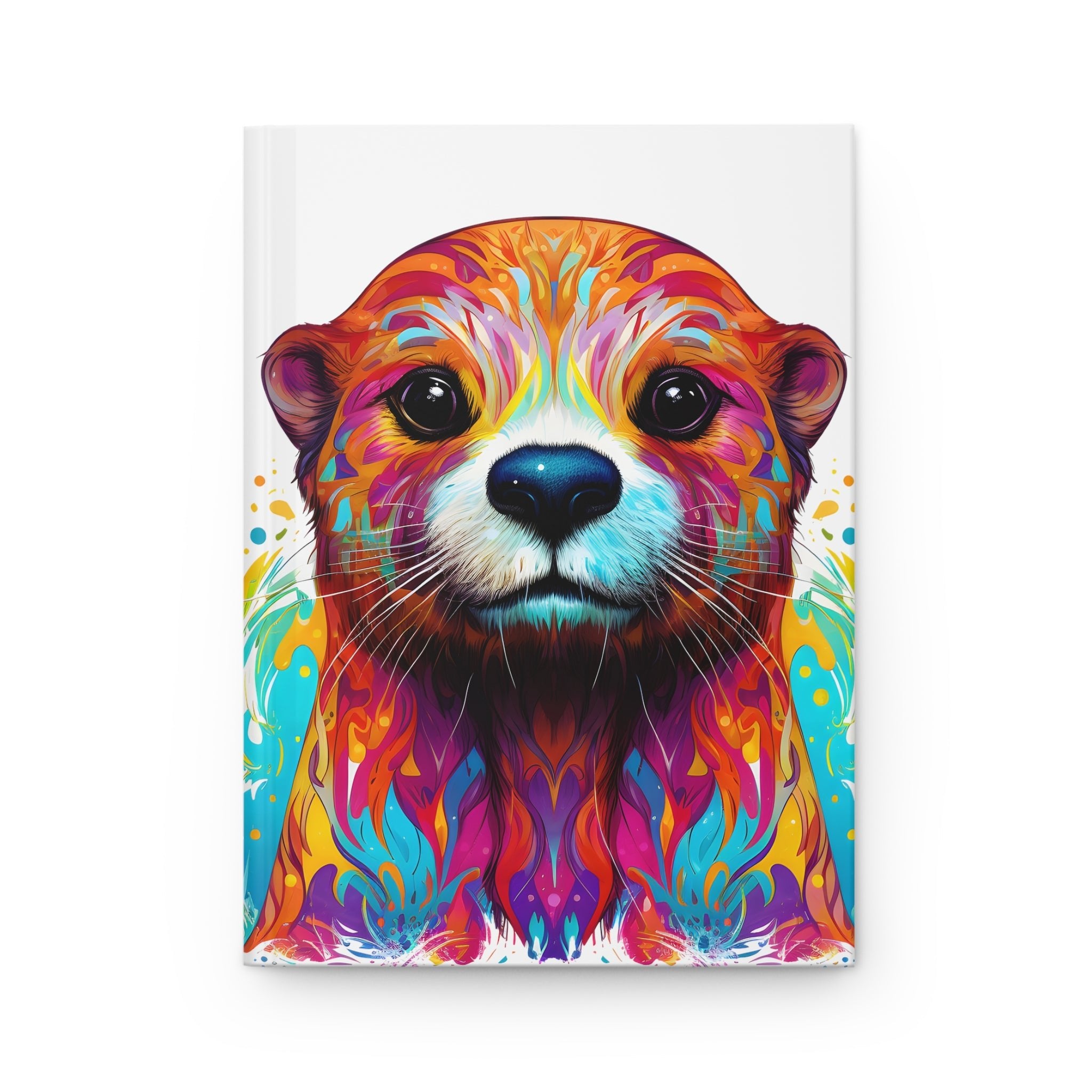 Sacred Otter Black Hardcover Journal (Back to School / Gratitude / Manifesting Journal) - FNKY ROOSTER DESIGNS