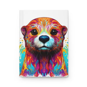 Sacred Otter Black Hardcover Journal (Back to School / Gratitude / Manifesting Journal) - FNKY ROOSTER DESIGNS