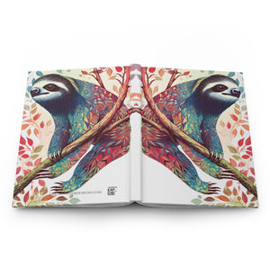 Sacred Sloth Hardcover Journal (Back to School / Gratitude / Manifesting Journal) - FNKY ROOSTER DESIGNS