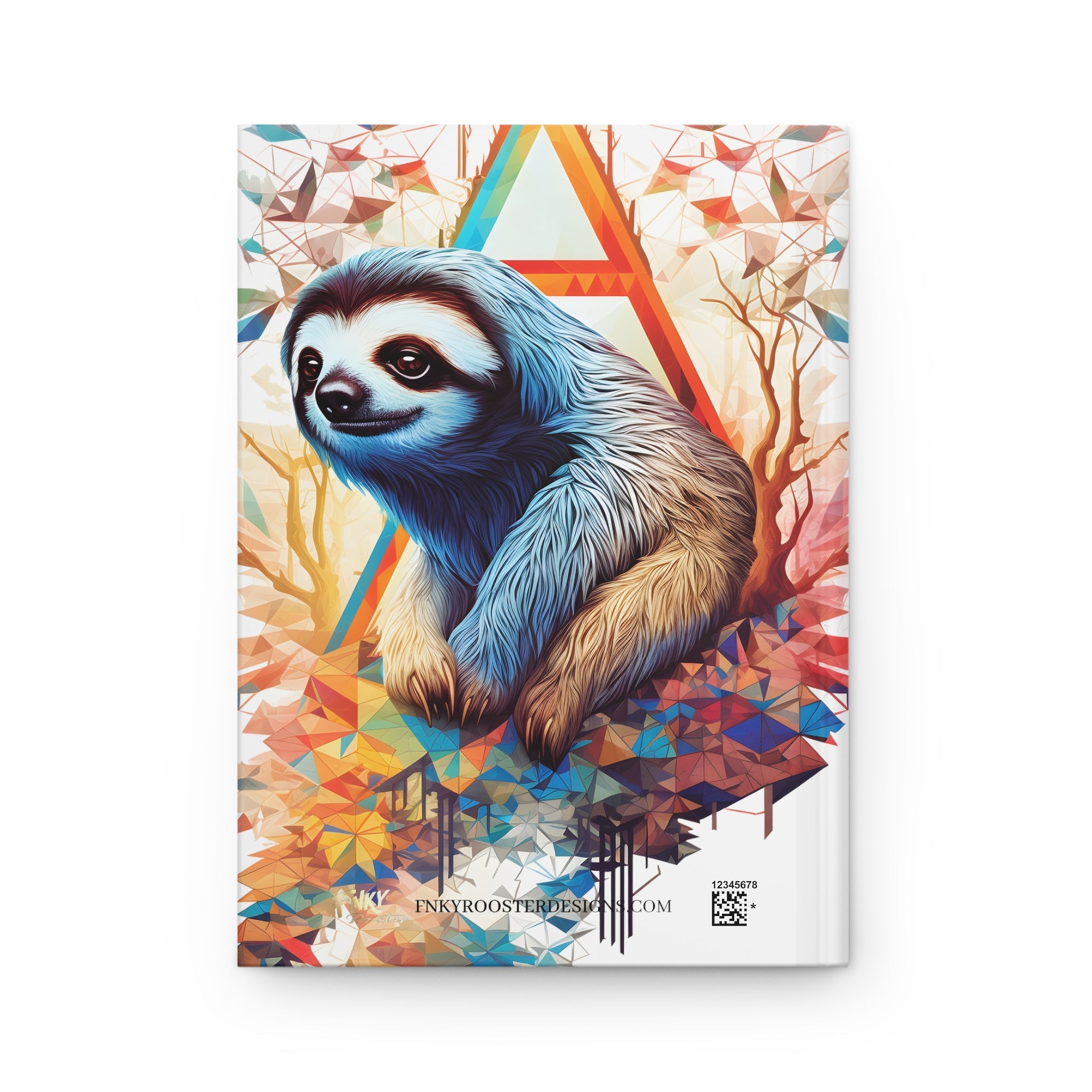 Sacred Sloth Hardcover Journal (Back to School / Gratitude / Manifesting Journal) - FNKY ROOSTER DESIGNS