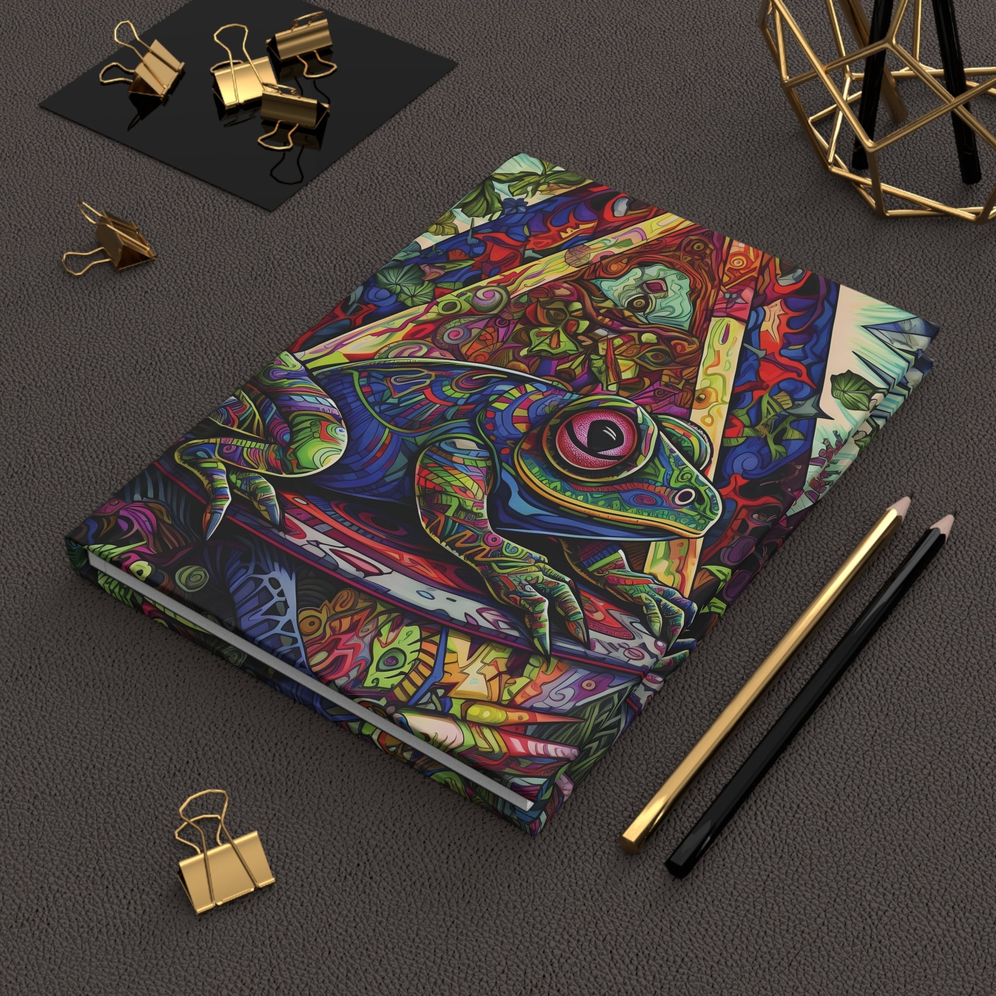 Sacred Vision Frog Hardcover Journal (Back to School / Gratitude / Manifesting Journal) - FNKY ROOSTER DESIGNS