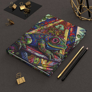 Sacred Vision Frog Hardcover Journal (Back to School / Gratitude / Manifesting Journal) - FNKY ROOSTER DESIGNS