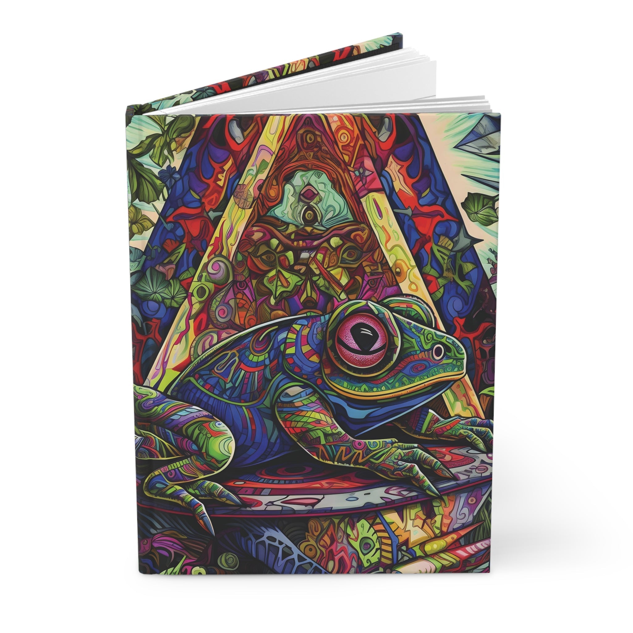 Sacred Vision Frog Hardcover Journal (Back to School / Gratitude / Manifesting Journal) - FNKY ROOSTER DESIGNS
