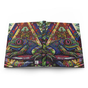 Sacred Vision Frog Hardcover Journal (Back to School / Gratitude / Manifesting Journal) - FNKY ROOSTER DESIGNS