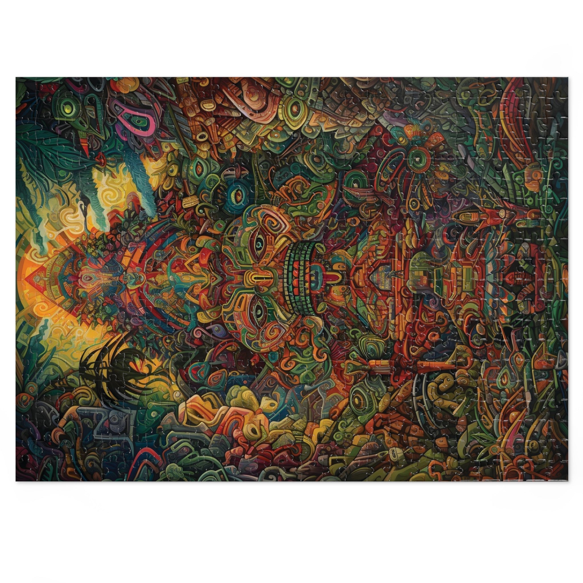 Sacred Vision Jigsaw Puzzle 500 or 1000 piece Puzzle with metal tin - FNKY ROOSTER DESIGNS