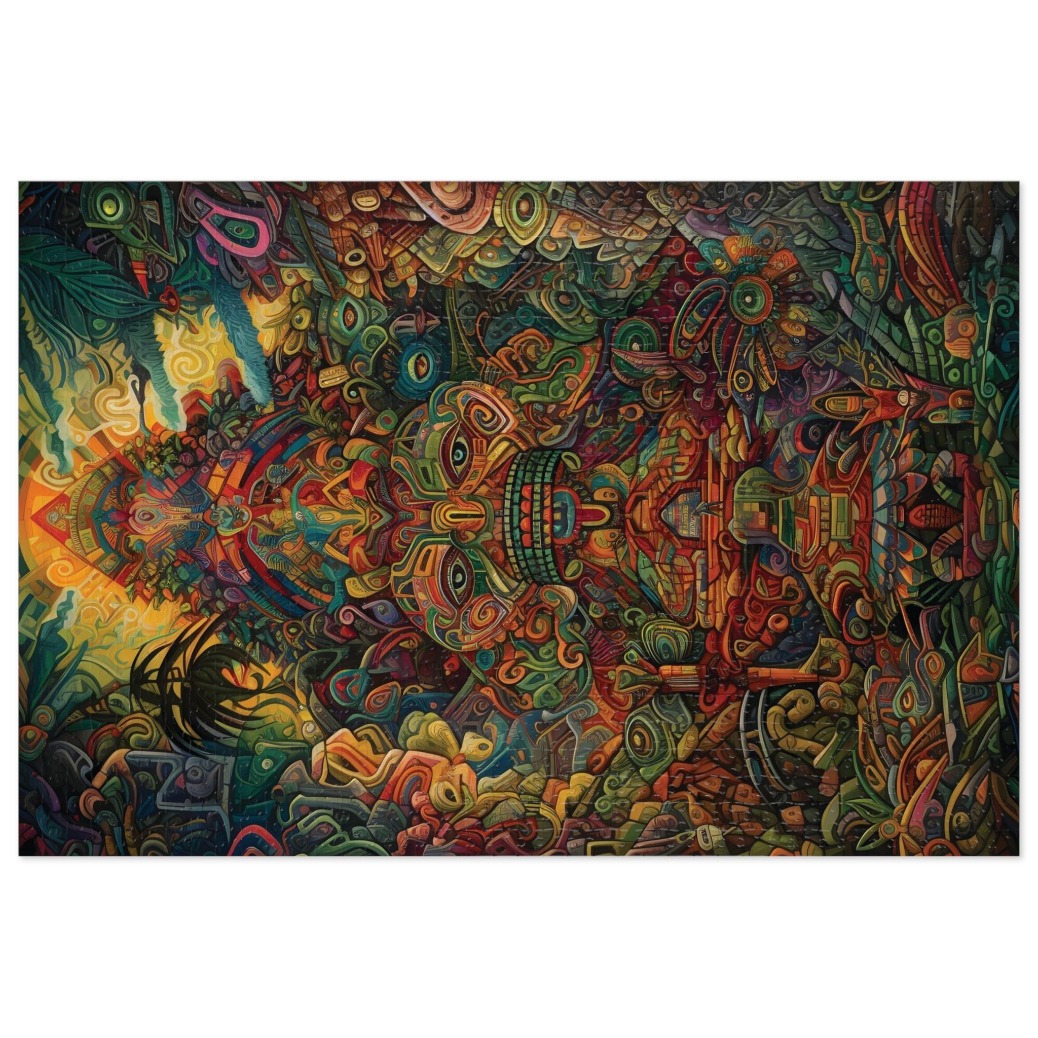 Sacred Vision Jigsaw Puzzle 500 or 1000 piece Puzzle with metal tin - FNKY ROOSTER DESIGNS