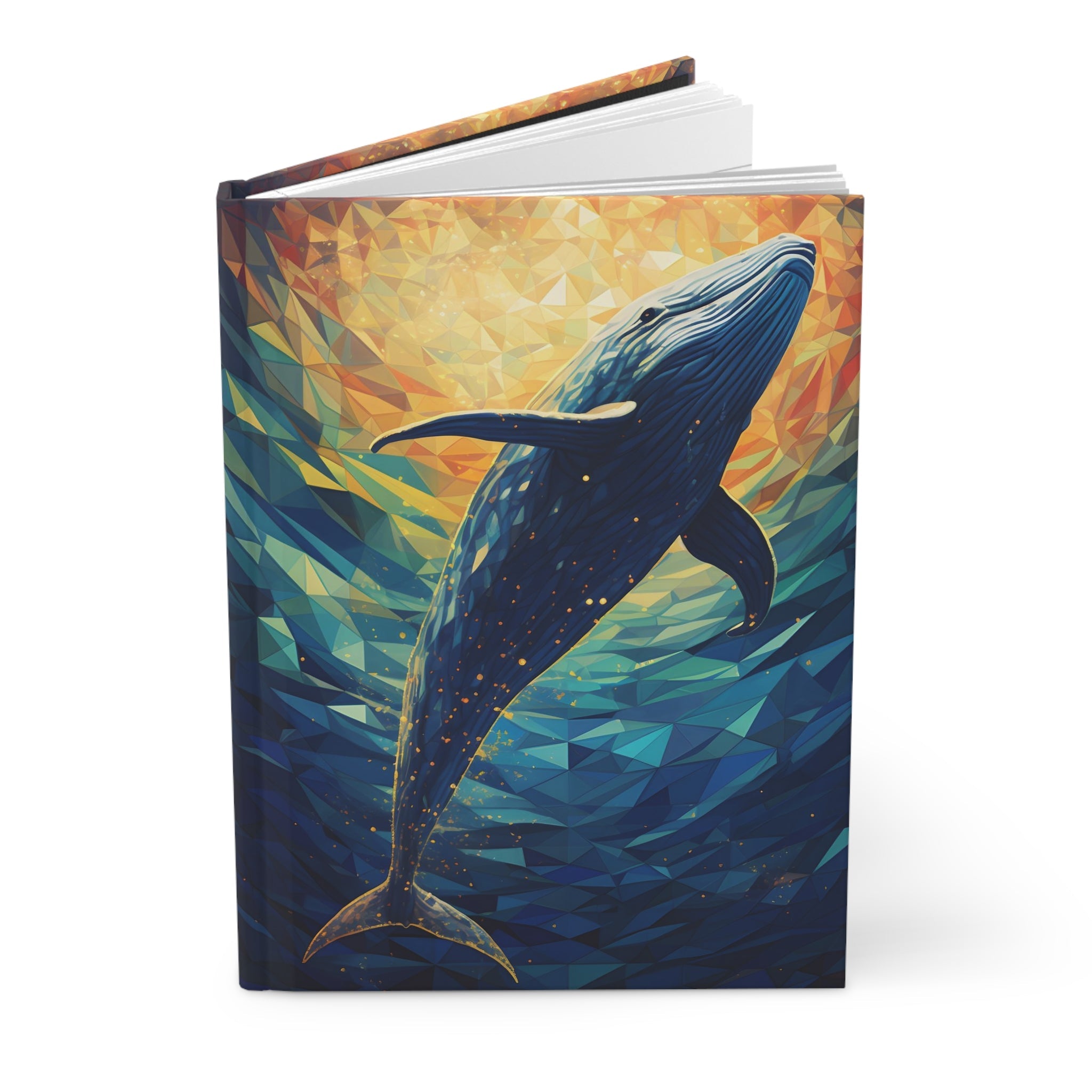 Sacred Whale Hardcover Journal (Back to School / Gratitude / Manifesting Journal) - FNKY ROOSTER DESIGNS