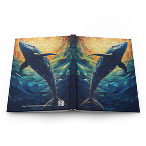 Sacred Whale Hardcover Journal (Back to School / Gratitude / Manifesting Journal) - FNKY ROOSTER DESIGNS
