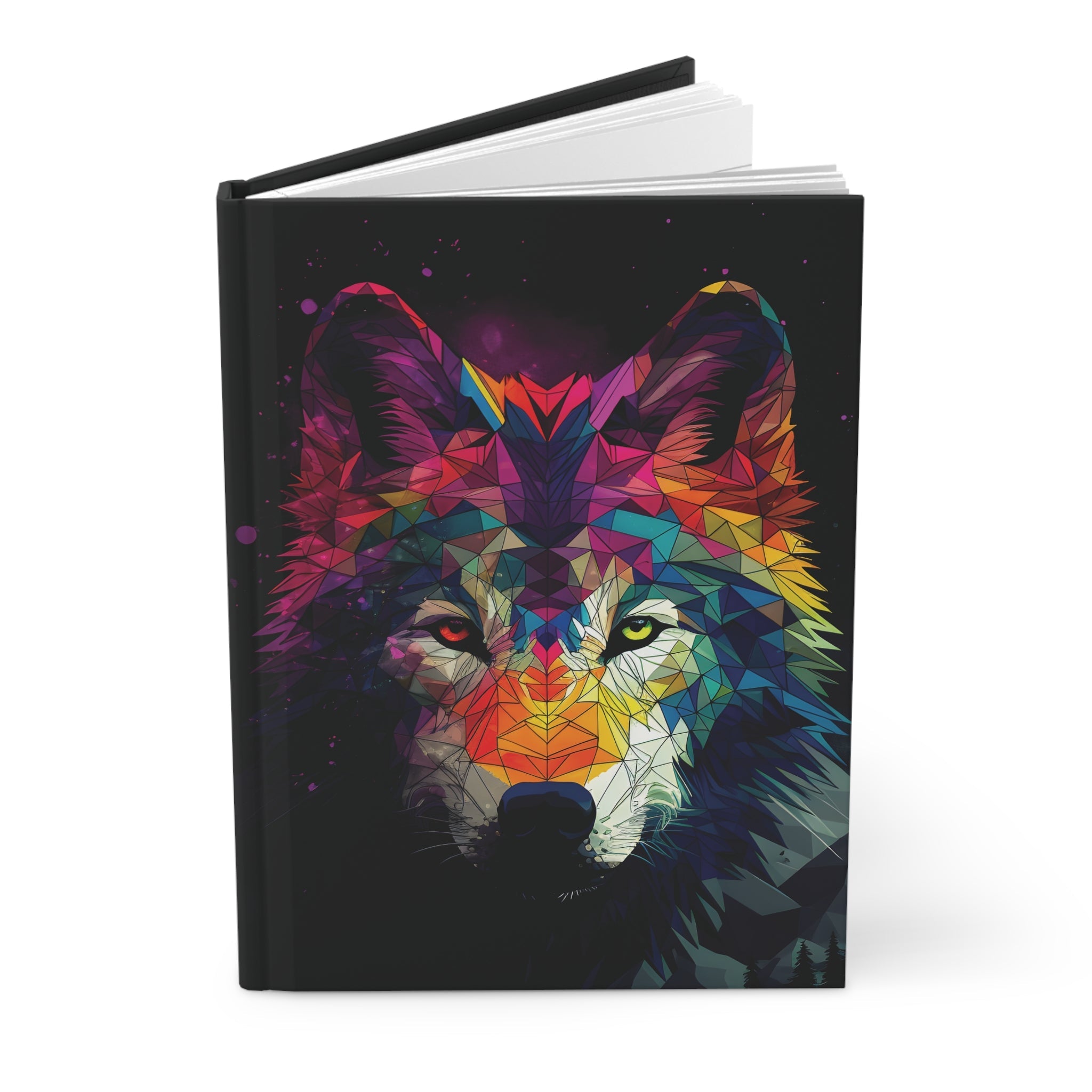 Sacred Wolf Hardcover Journal (Gratitude / Manifesting / Affirmation) - FNKY ROOSTER DESIGNS
