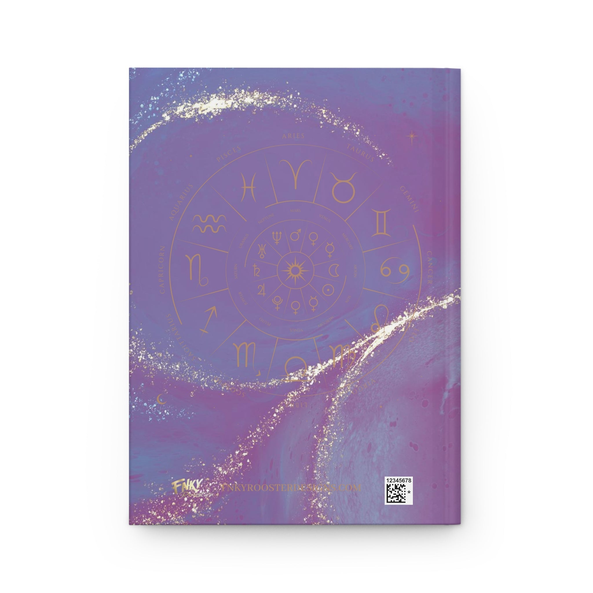 Sagittarius Horoscope Zodiac Matte Hardcover Journal – Rule Lined Pages for the Adventurous Sagittarius - FNKY ROOSTER DESIGNS