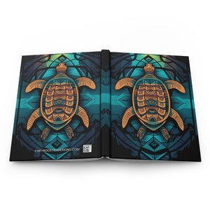 Sea Turtle Hard Cover Diary or Journal (Back to School / Gratitude / Manifesting Journal) - FNKY ROOSTER DESIGNS