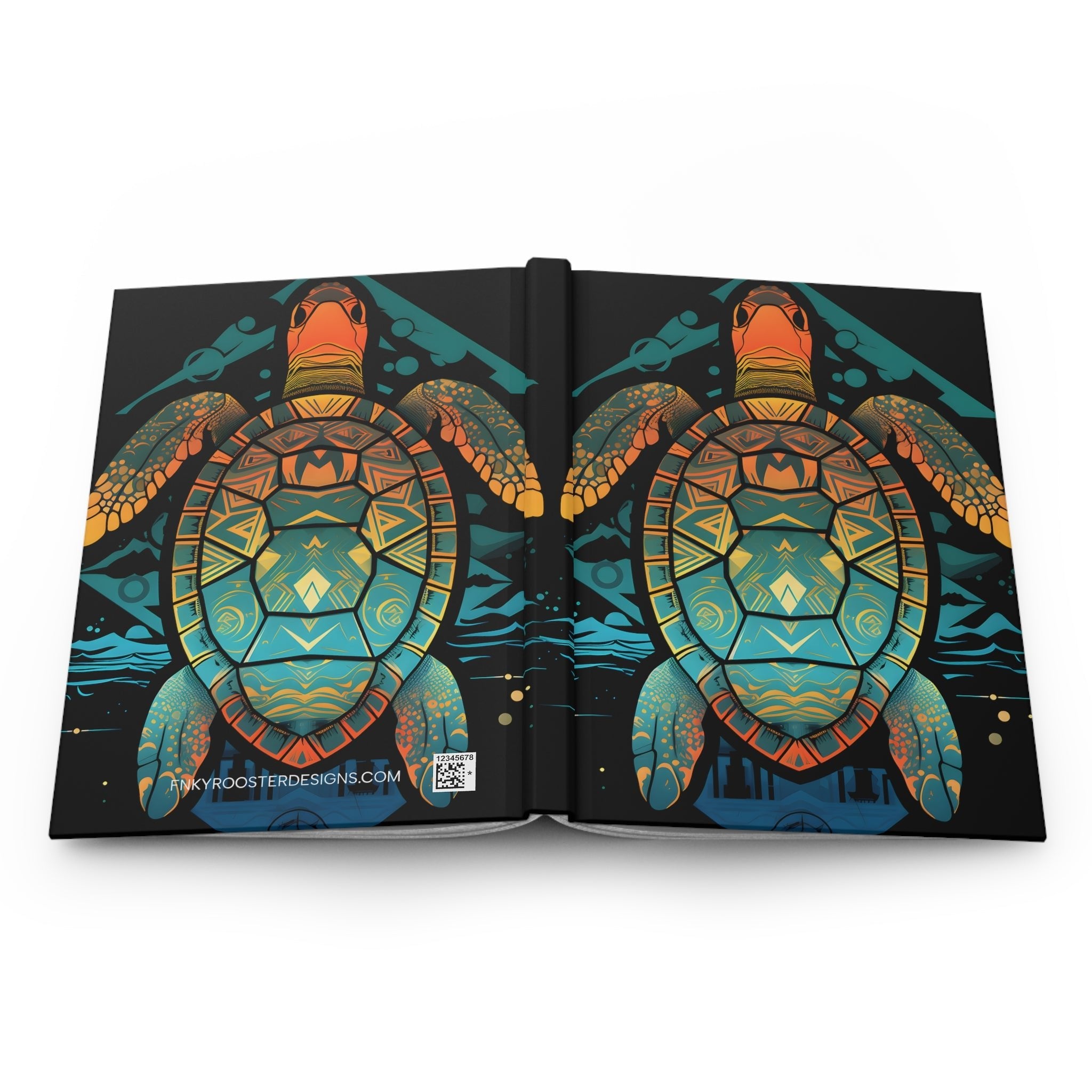 Sea Turtle Hard Cover Diary or Journal (Back to School / Gratitude / Manifesting Journal) - FNKY ROOSTER DESIGNS