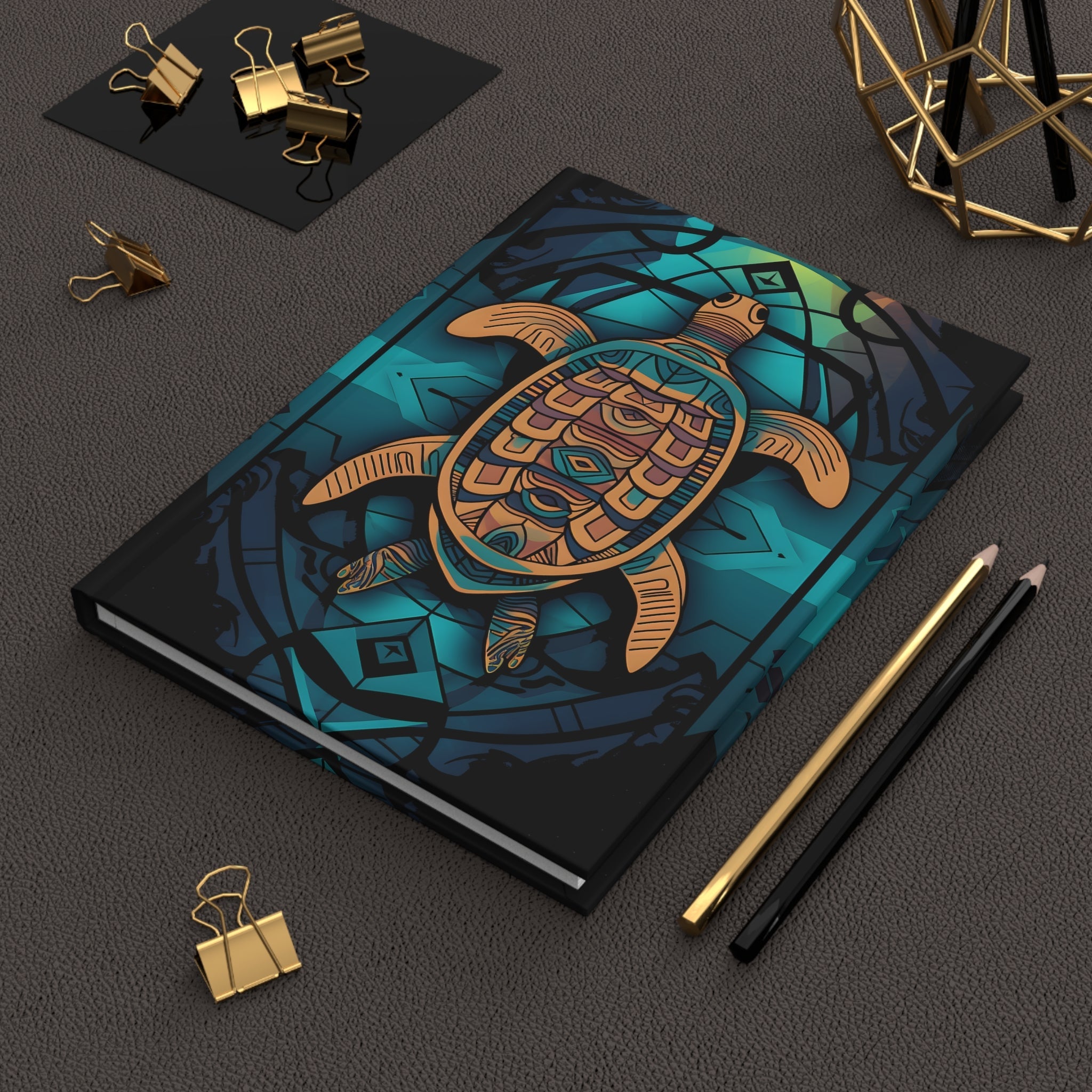 Sea Turtle Hard Cover Diary or Journal (Back to School / Gratitude / Manifesting Journal) - FNKY ROOSTER DESIGNS