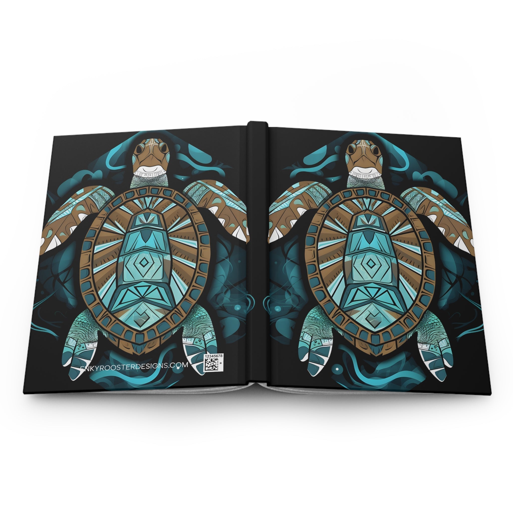 Sea Turtle Hard Cover Diary or Journal (Back to School / Gratitude / Manifesting Journal) - FNKY ROOSTER DESIGNS