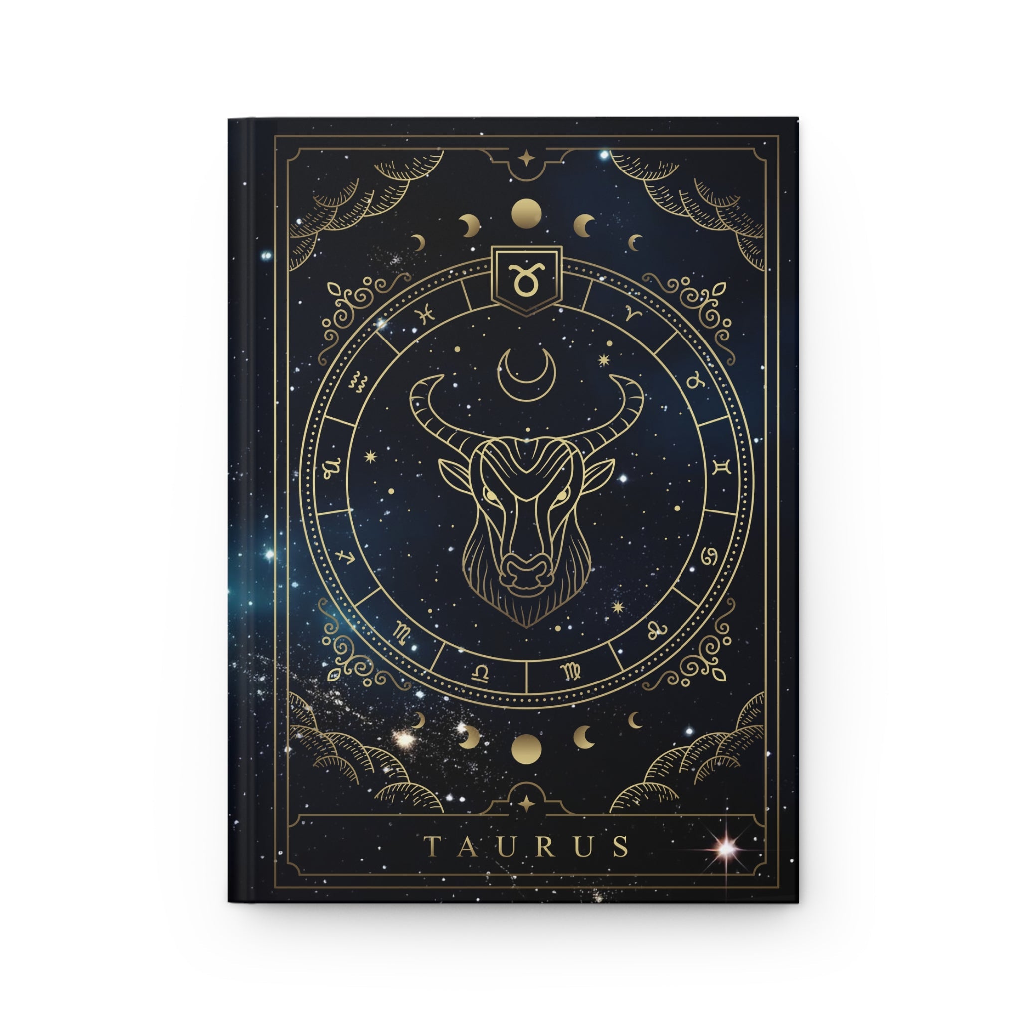 Taurus Horoscope Zodiac Matte Hardcover Journal – Rule Lined Pages for the Grounded Taurus - FNKY ROOSTER DESIGNS