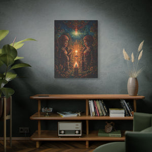 Teachers of the Light  1 Canvas Print - Spiritual Wall Art Canvas Stretched, 1.25'' - FNKY ROOSTER DESIGNS