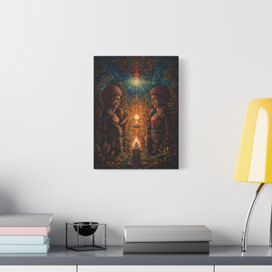 Teachers of the Light  1 Canvas Print - Spiritual Wall Art Canvas Stretched, 1.25'' - FNKY ROOSTER DESIGNS