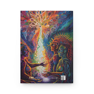 The Gift Ayahuasca Art Sacred Vision Hardcover Matte Journal Gratitude Dream Manifesting Journal - FNKY ROOSTER DESIGNS