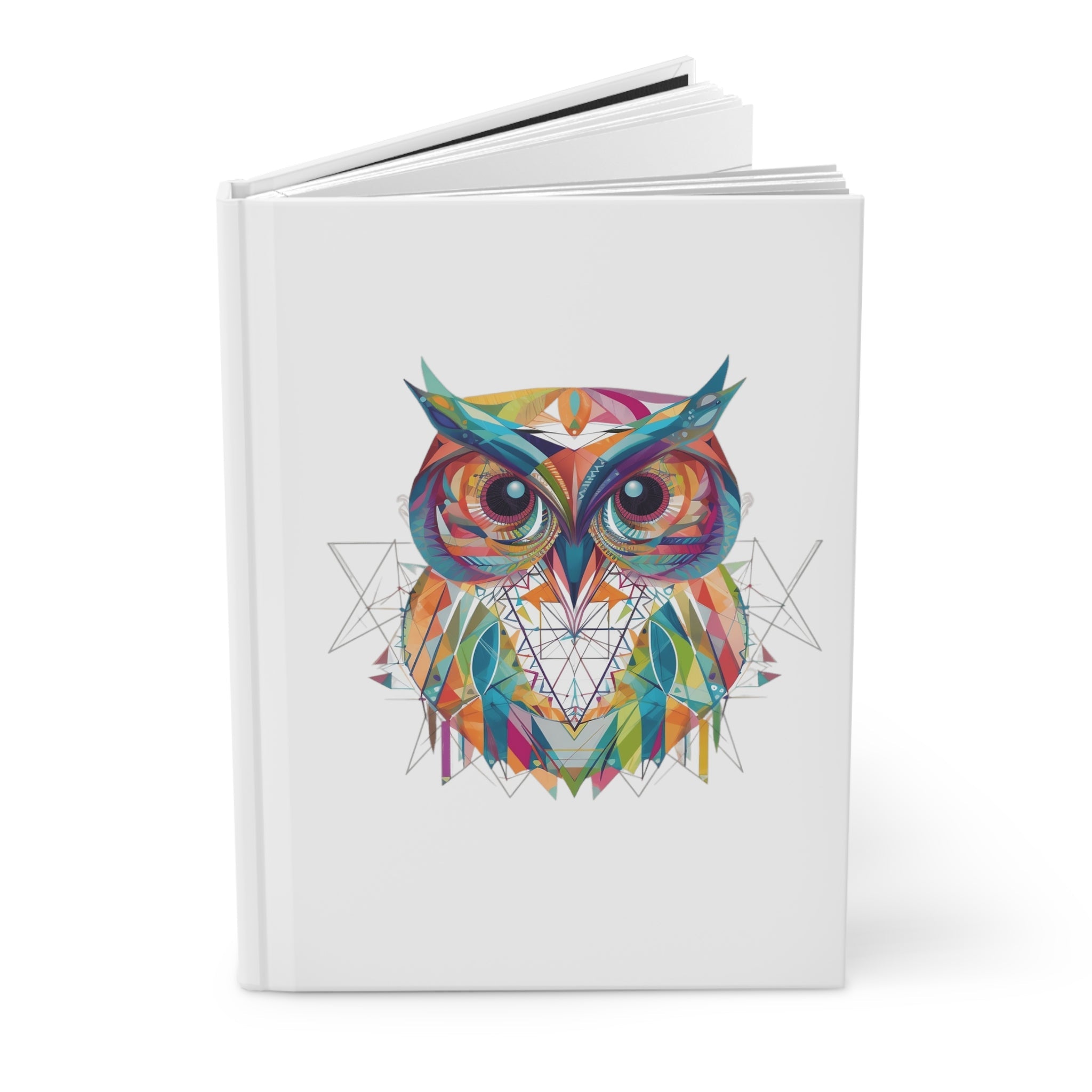 Vibrant Sacred OWL Hardcover Journal (Back to School / Gratitude / Manifesting Journal) - FNKY ROOSTER DESIGNS