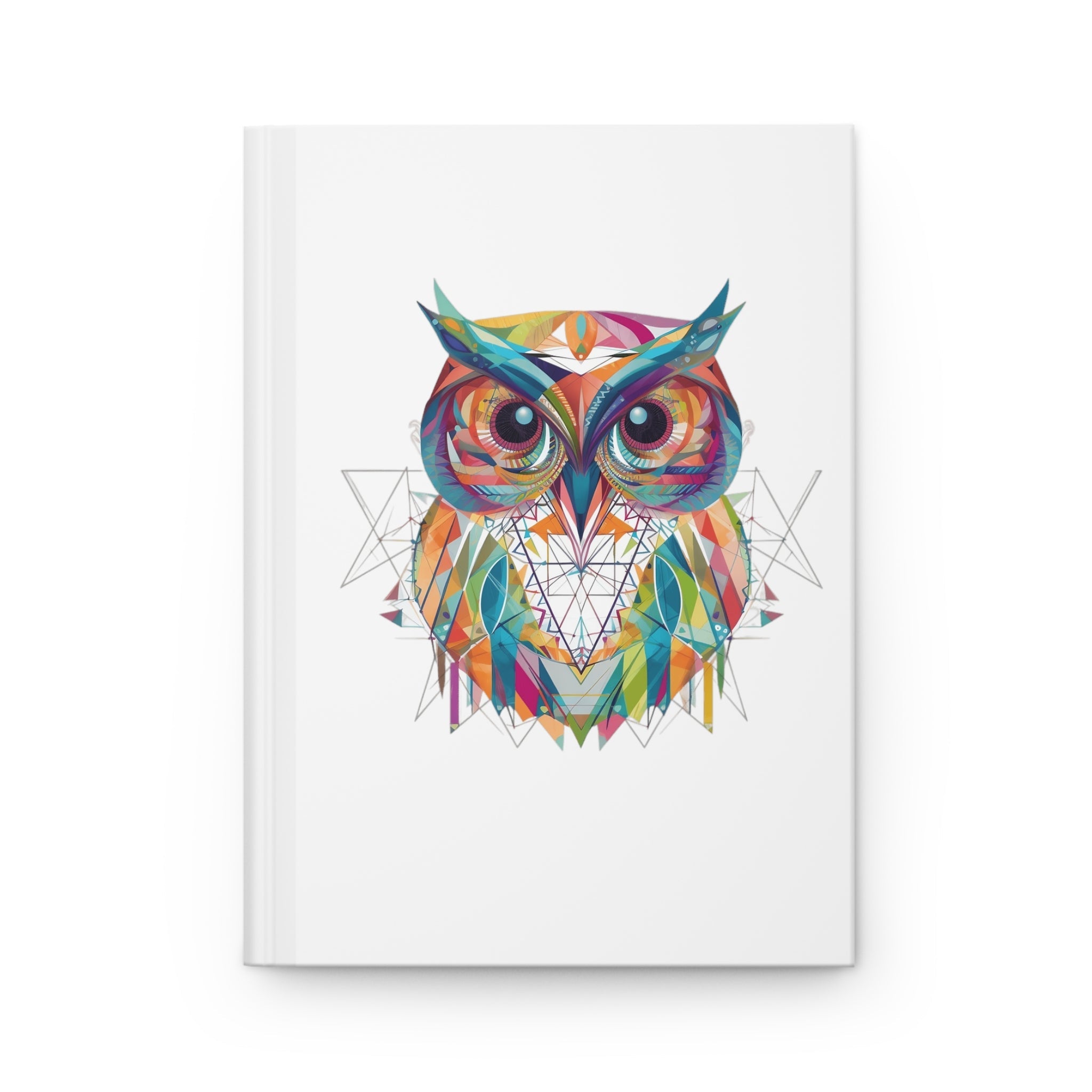 Vibrant Sacred OWL Hardcover Journal (Back to School / Gratitude / Manifesting Journal) - FNKY ROOSTER DESIGNS