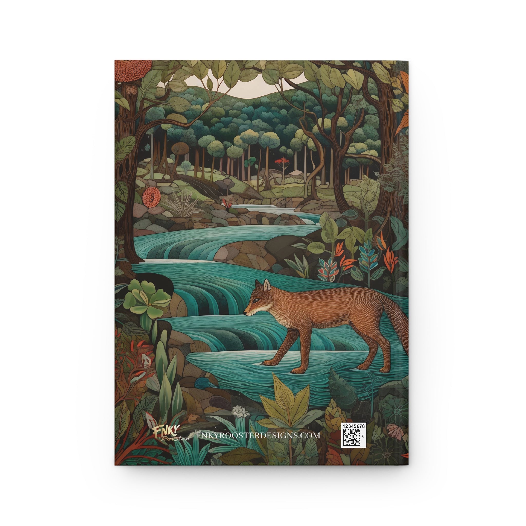 Woodland Fox Hardcover Journal - FNKY ROOSTER DESIGNS